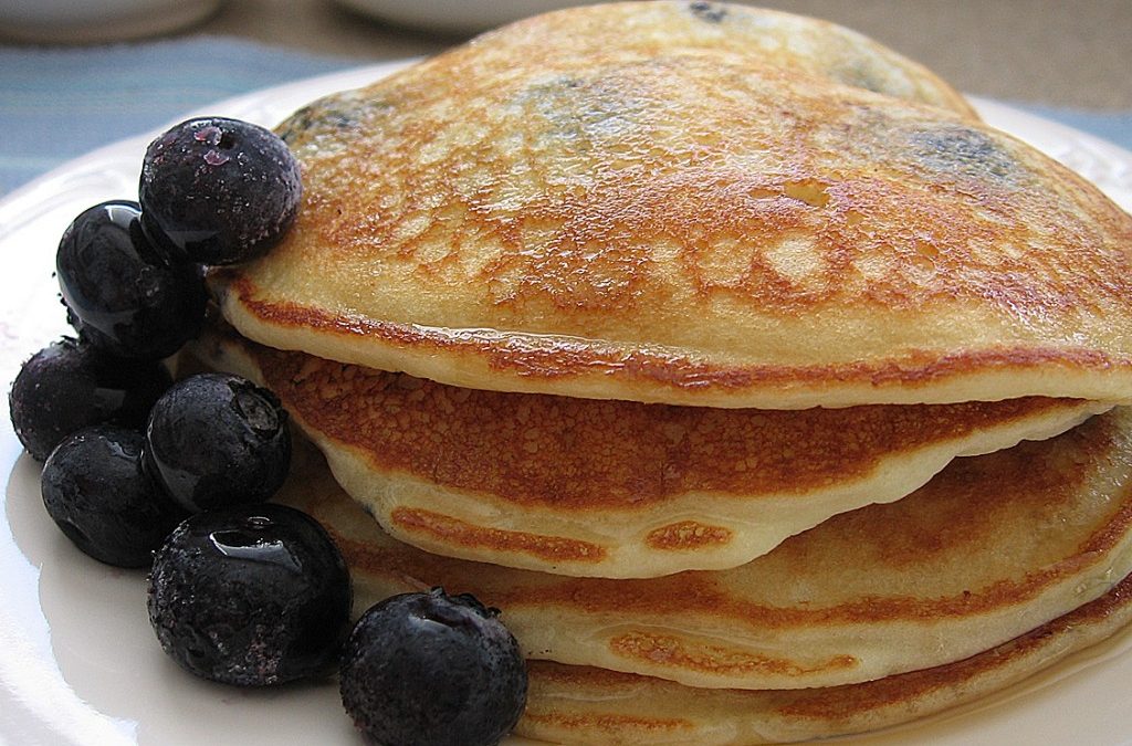 The Best Gluten Free Blueberry Pancakes
